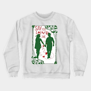 Valentine Is Not Cancelled Because Of Covid By Chakibium Crewneck Sweatshirt